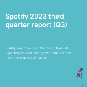 Spotify 2023 third quarter report (Q3)