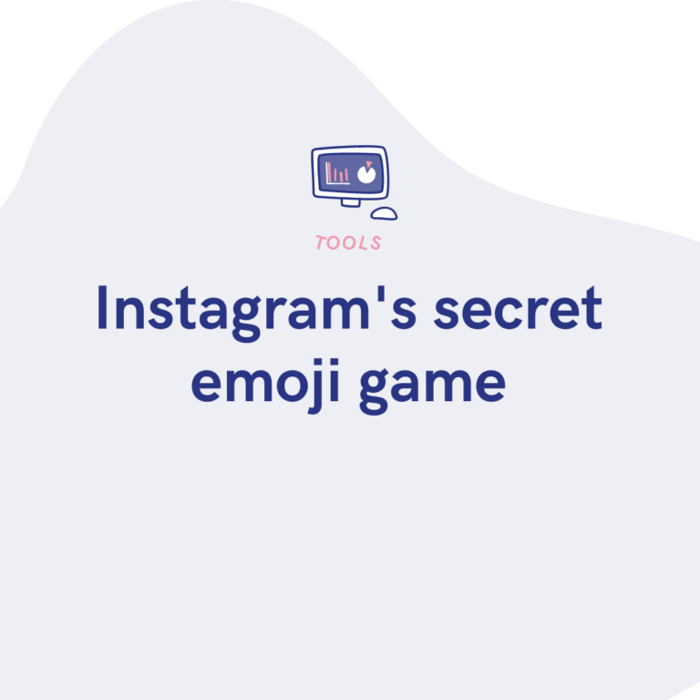 Instagram's secret emoji game