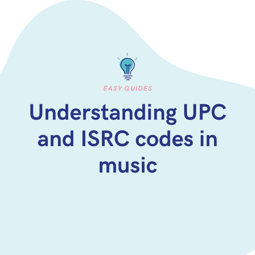 Understanding UPC and ISRC codes in music