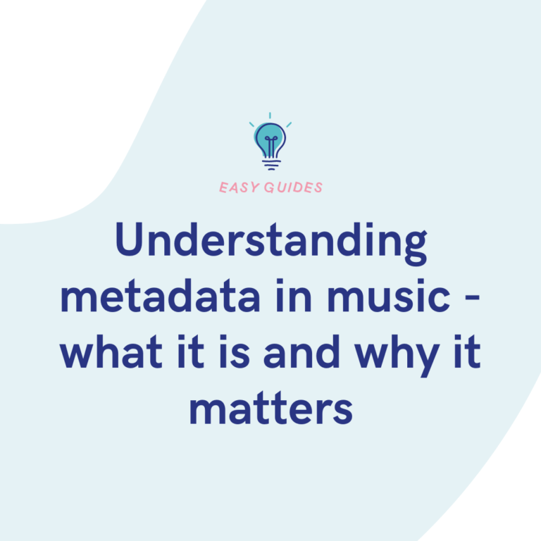 Understanding metadata in music - what it is and why it matters