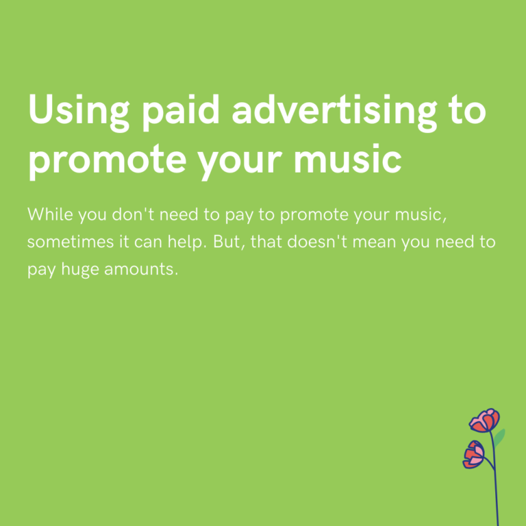 Using paid advertising to promote your music