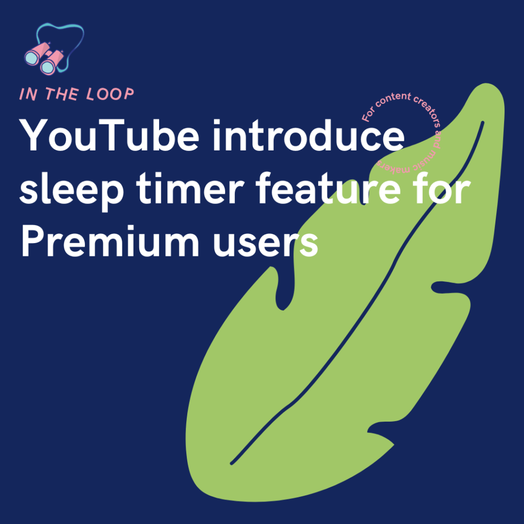 YouTube introduce sleep timer feature for Premium users