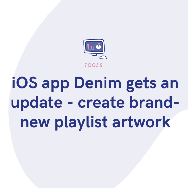 iOS app Denim gets an update - create brand-new playlist artwork