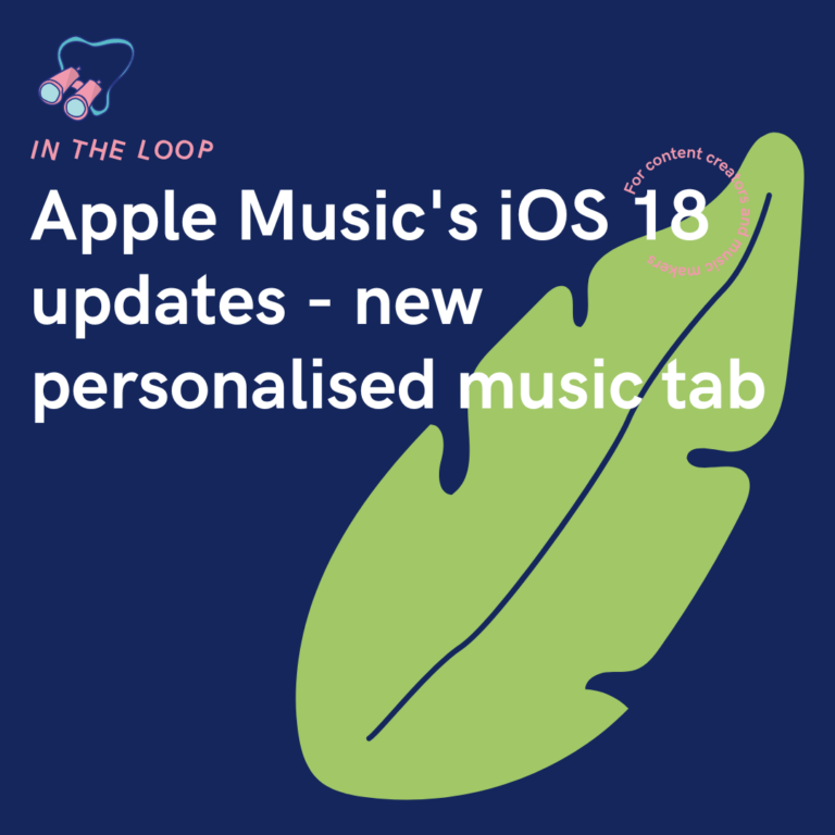 Apple Music's iOS 18 updates - new personalised music tab