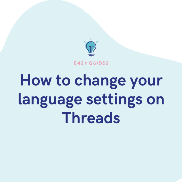 How to change your language settings on Threads