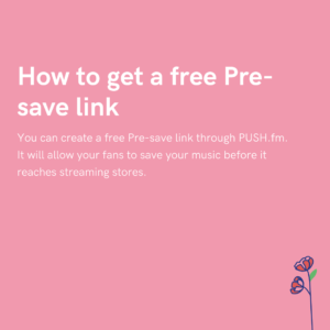 How to get a free Pre-save link