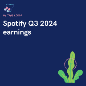 Spotify Q3 2024 earnings